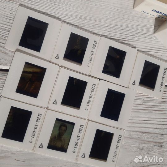 10 диапозитивов, картины Шилова