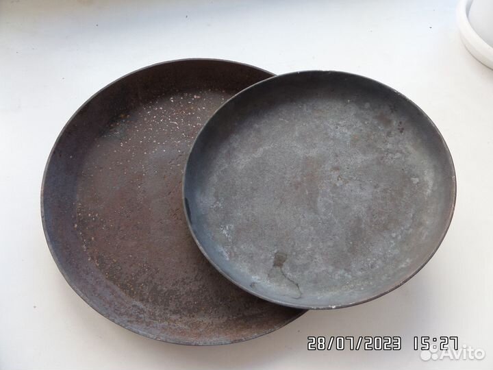 Чугунная сковорода СССР 20 см
