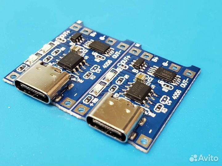 Контроллер для литиевых батарей 1A, USB type-c