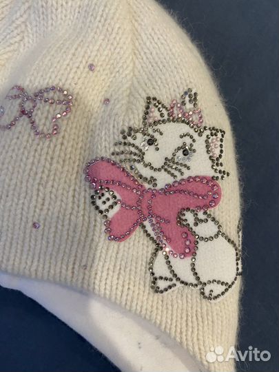 Шапка для девочки зимняя 44-46