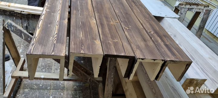 Фальшбалки из дерева на потолок