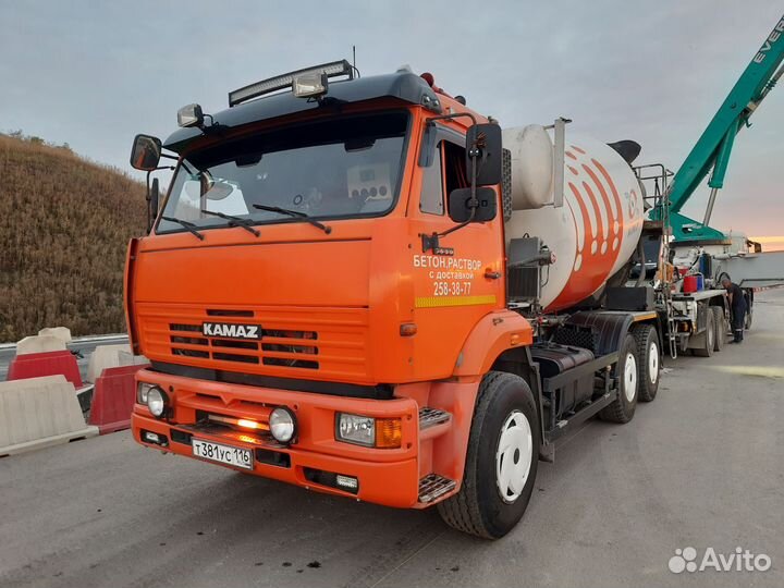 Автобетоносмеситель КамАЗ 6520, 2013