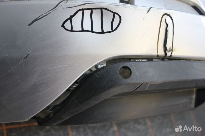 Бампер задний - Skoda Octavia 3 A7