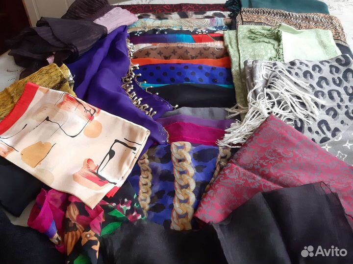 Шарфы и палантины платки