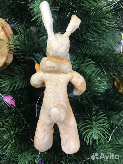 Ватные елочные игрушки