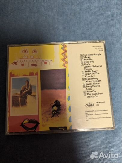 Cd диски Paul McCartney Ram