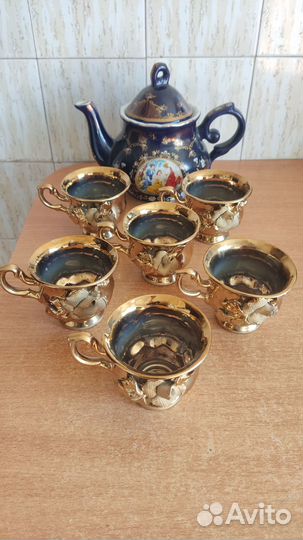 Чайный набор Чайник + 6 кружек