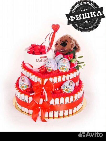 Торт из киндеров для любимой