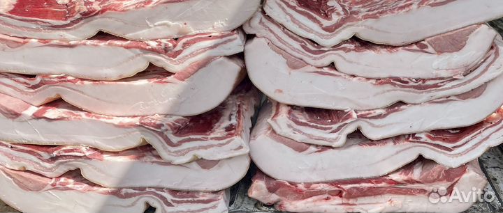 Сало свежее домашнее