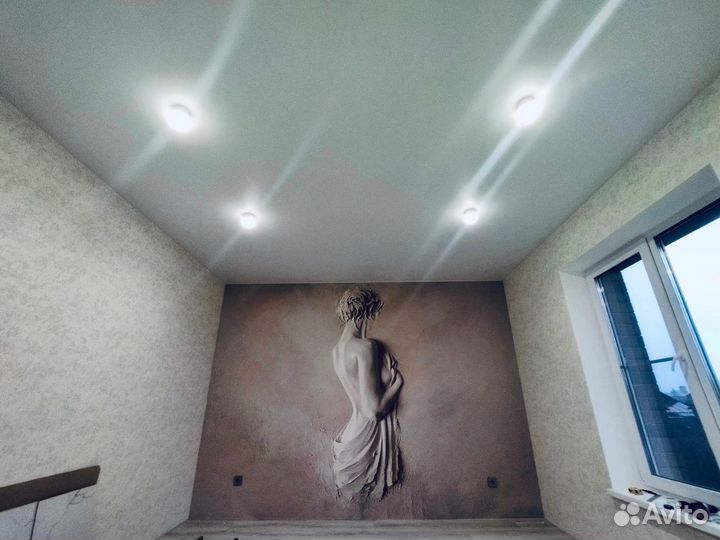 Монтаж натяжных потолков