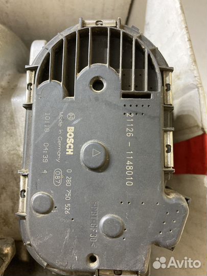 Дросельная заслонка bosch E-газ на ваз