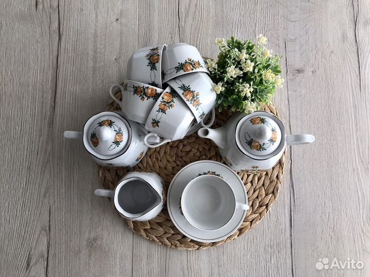 Чайный сервиз Рижский на 6 персон