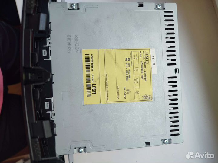 Автомагнитола Hyundai Solaris