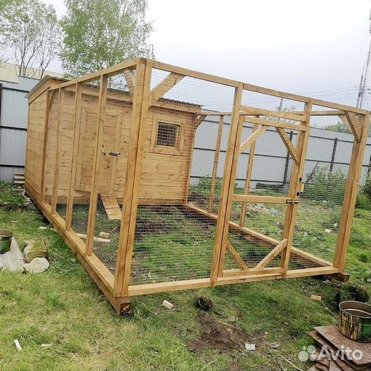 Курятник для кур с выгулом