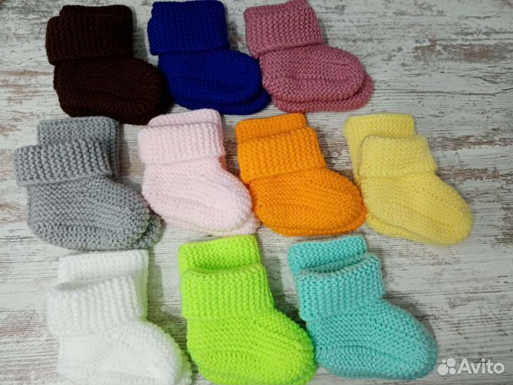 Пинетки вязаные