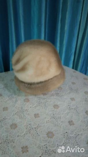 Шапка норковая женская 58рамер