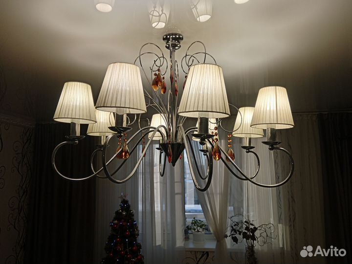 Люстра потолочная бу