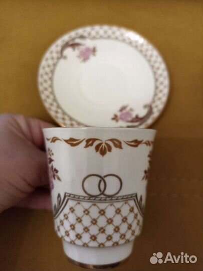 Кофейные чашки лфз костяной фарфор
