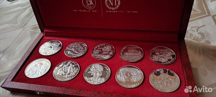 Серебро Римская империя минфинпапа Дискобол/Хоккей