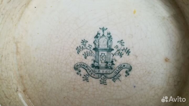 Блюдо фарфоровое антикварное