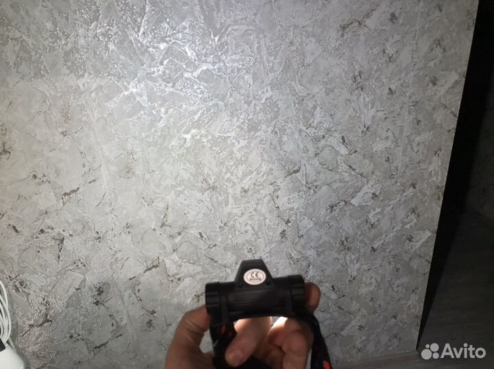 Налобный фонарь 2 режима на акккумуляторе