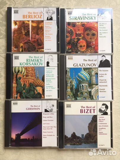 Классическая музыка коллекция композиторы CD