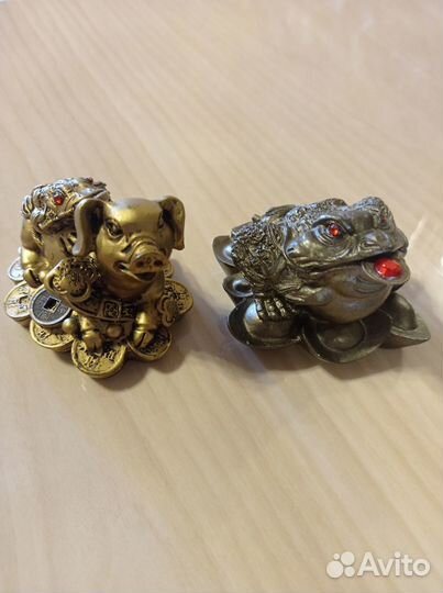 Фэн шуй Денежная жаба. Поросёнок с лягушкой