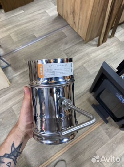 Шибер поворотный Феррум 115 диаметр