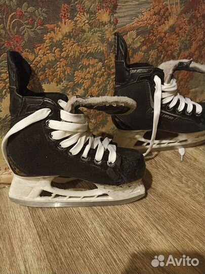 Хоккейные коньки bauer размер 33