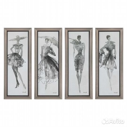 Комплект картин из 4-х штук uttermost 33624