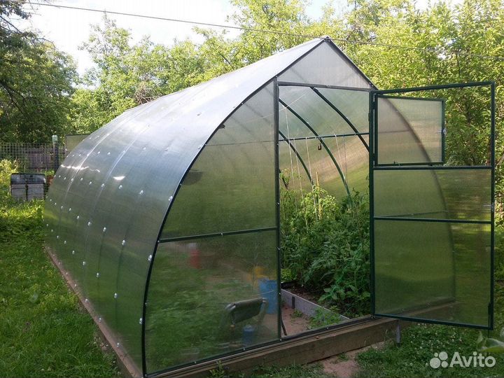 Теплица усиленная «капелька»