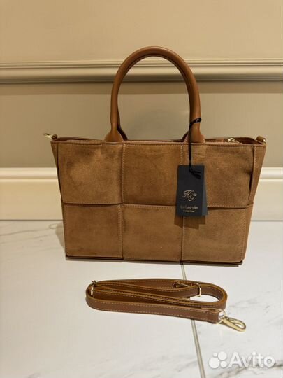 Сумка италия натуральная замша новая