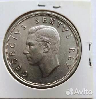 5 шиллингов. юар. Георг 6.1948 год