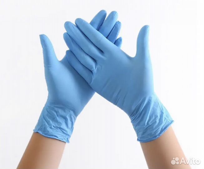 Перчатки нитриловые/виниловые