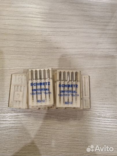 Иглы Schmetz 130/705H 80/12 для швейной машины