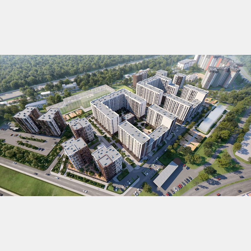 1-к. квартира, 40,8 м², 1/7 эт.