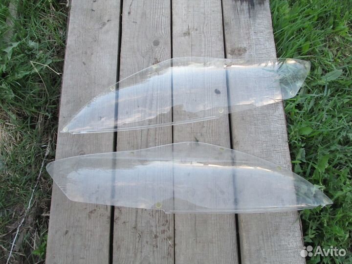 Защита фар прозрачная пластик Ford Mondeo 07 - 14