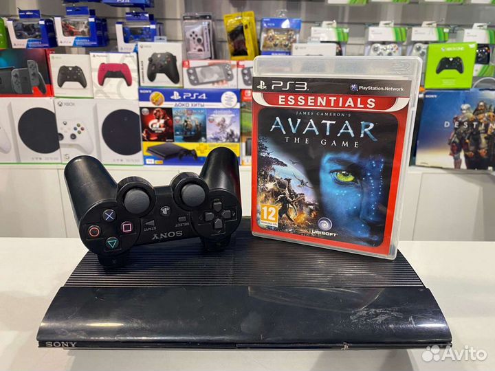 PS3 Super Slim + Avatar (гарантия, магазин)