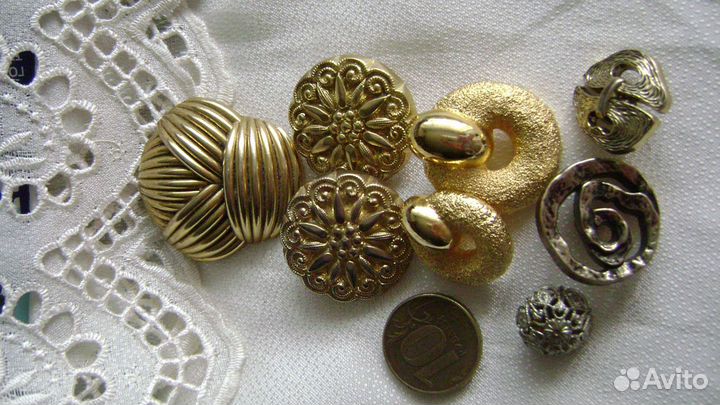 Пуговицы СССР Германия Чехия 70-80-90-е г.г Металл