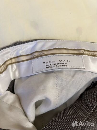 Брюки мужские классические Zara