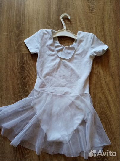 Купальник гимнастический и балетки