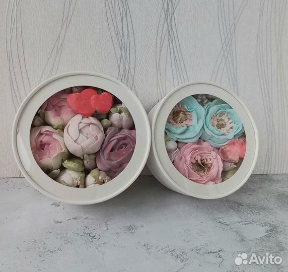 Букет из зефира в коробке