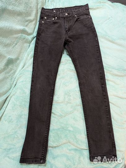 Джинсы levis 510 черные W30 L32 оригинал