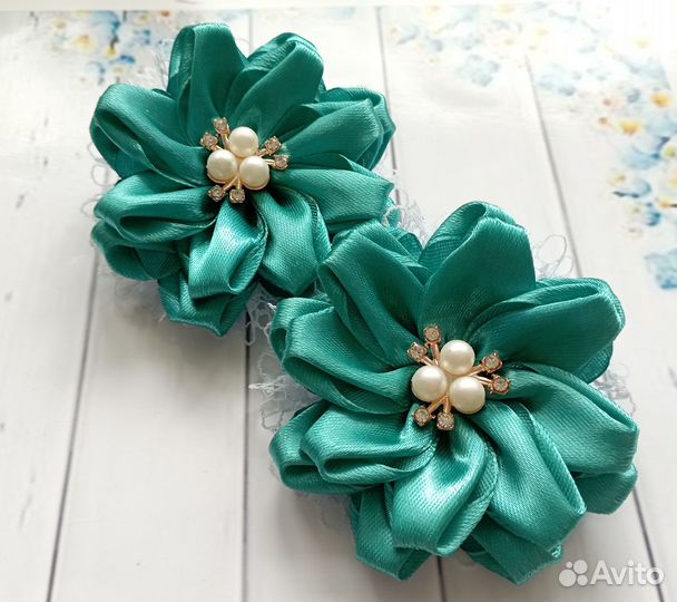 Резиночки для волос ручной работы