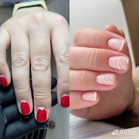 Маникюр с покрытием гель лак