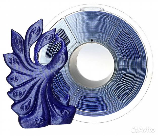 PLA Glitter (блестящий) пластик Wan plast королев