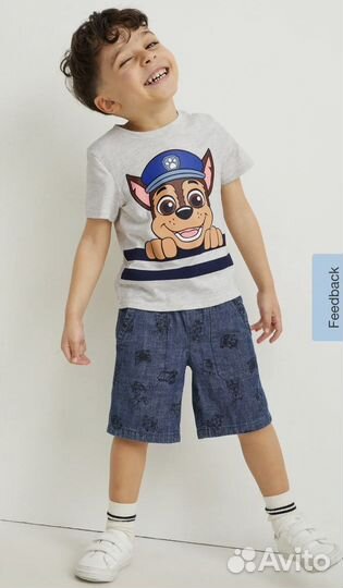 Костюм футболка и шорты на мальчика CA 92/98 новый