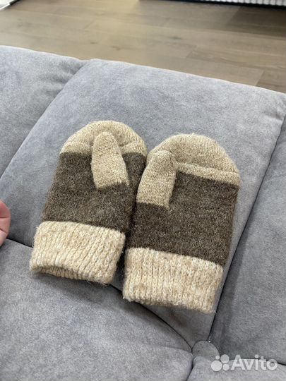 Варежки зимние детские 3 4 года