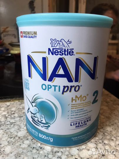 Nan optipro 2 молочная смесь