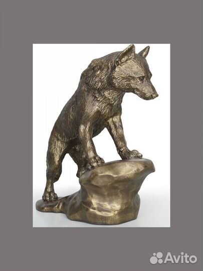 Статуэтка декор для дома и интерьера Волк